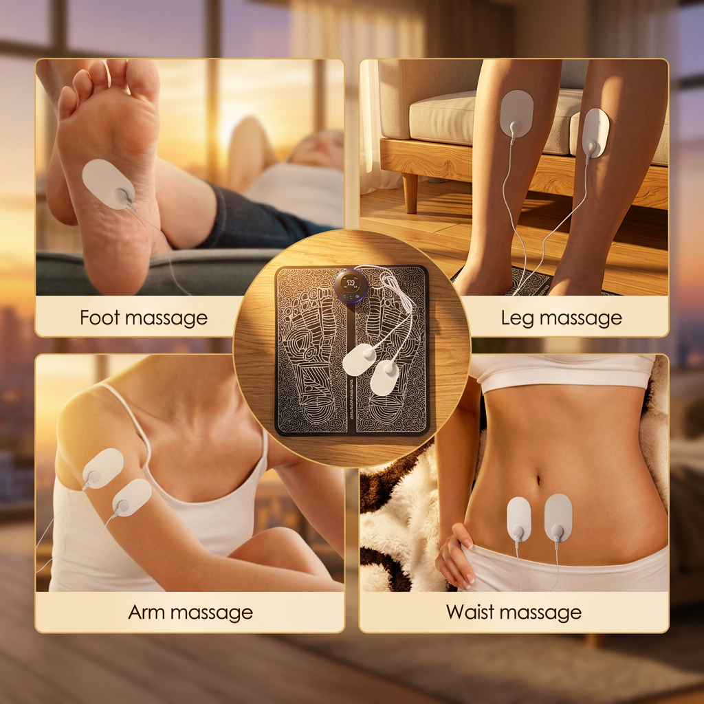 Rechargeable Foot Massage Pad with Remote