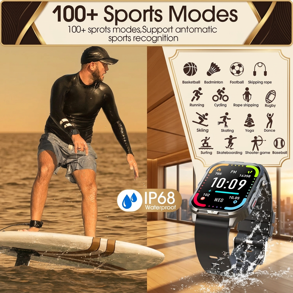 H5 Fitness Smartwatch with Bluetooth Calling