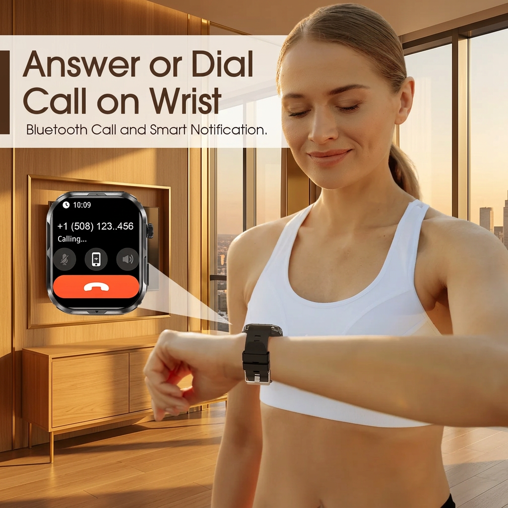 H5 Fitness Smartwatch with Bluetooth Calling
