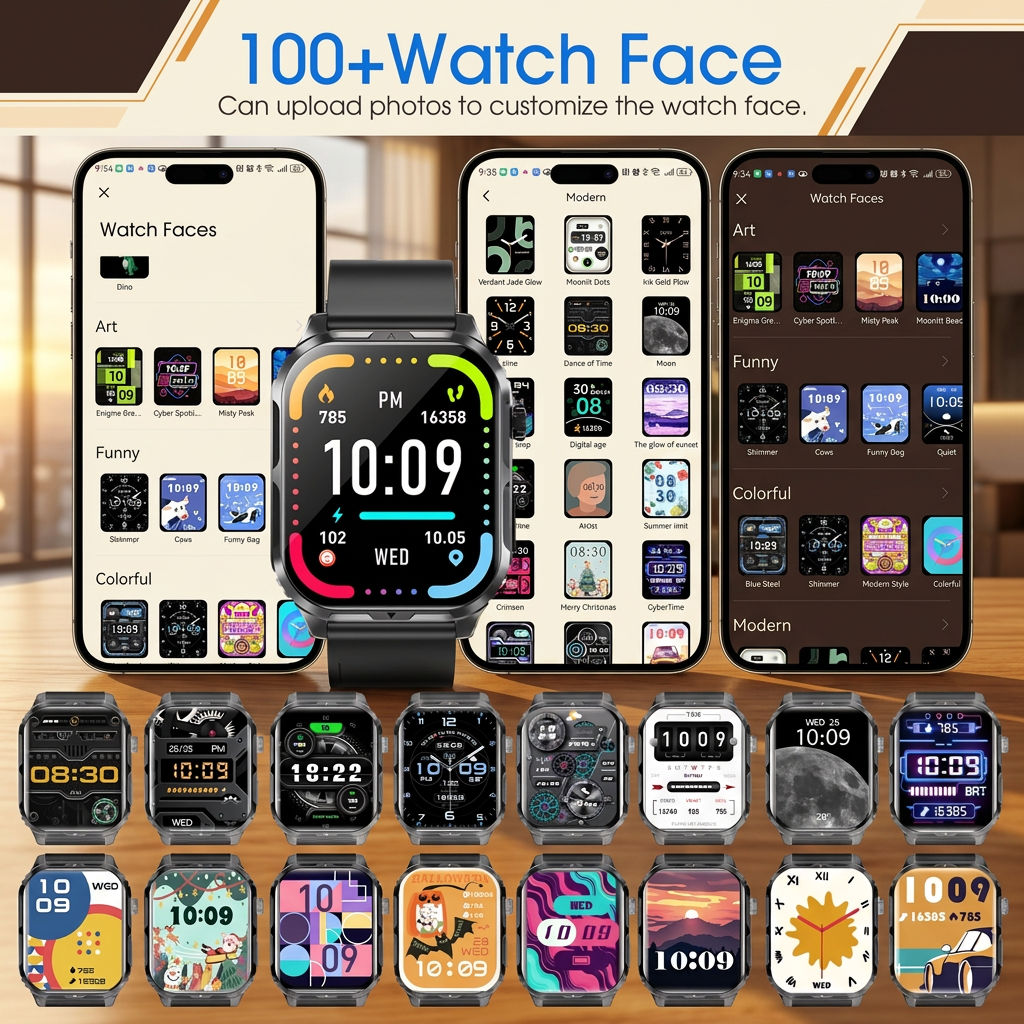H5 Fitness Smartwatch with Bluetooth Calling