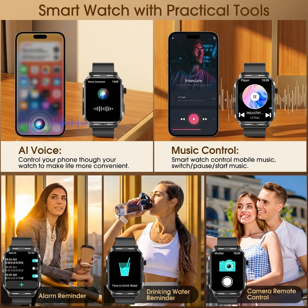 H5 Fitness Smartwatch with Bluetooth Calling