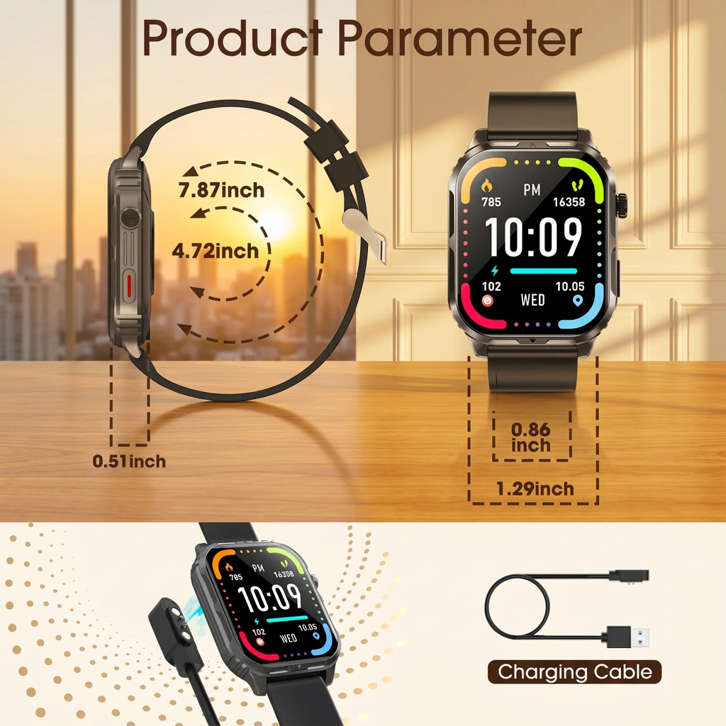 H5 Fitness Smartwatch with Bluetooth Calling