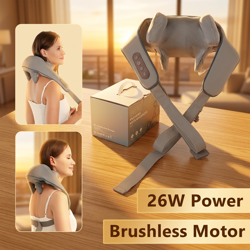 Cordless Kneading Neck & Shoulder Massager