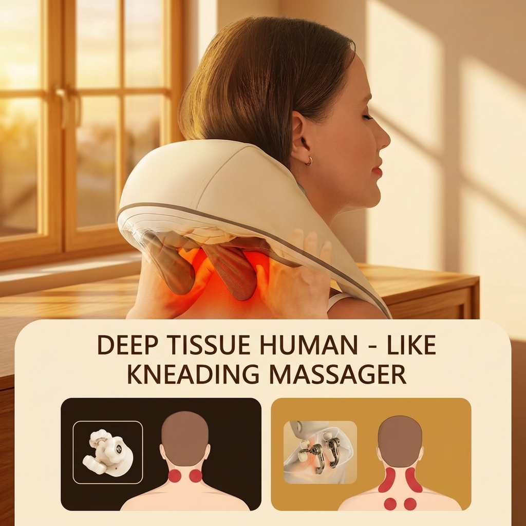 Cordless Kneading Neck & Shoulder Massager