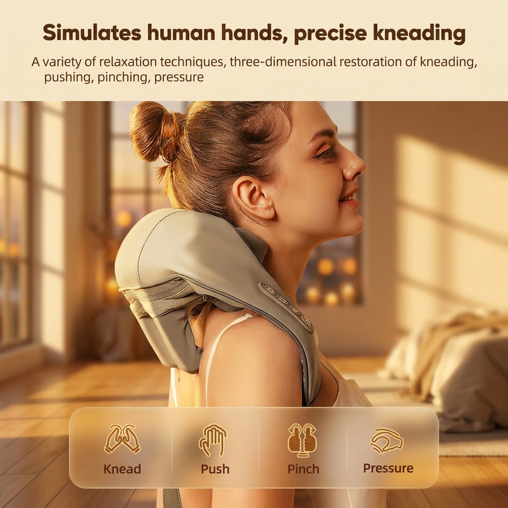 Cordless Kneading Neck & Shoulder Massager