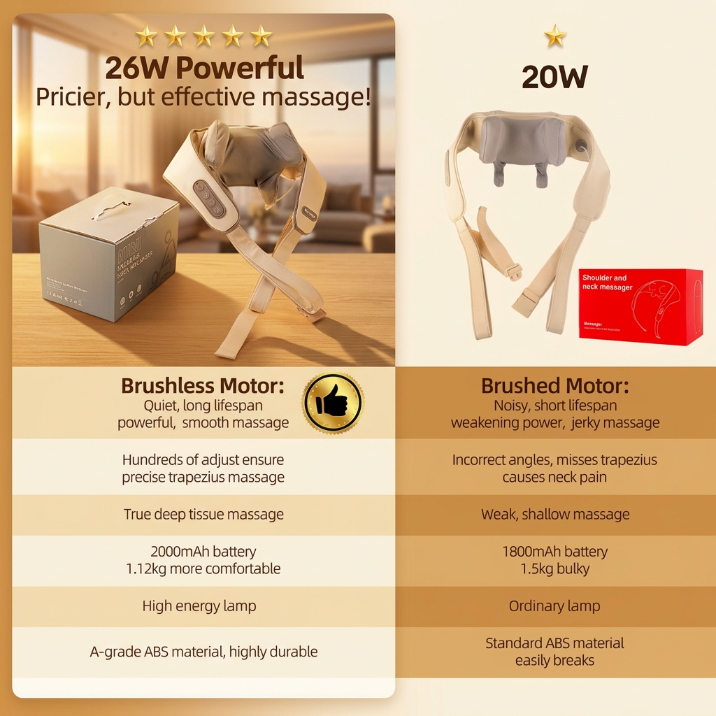 Cordless Kneading Neck & Shoulder Massager