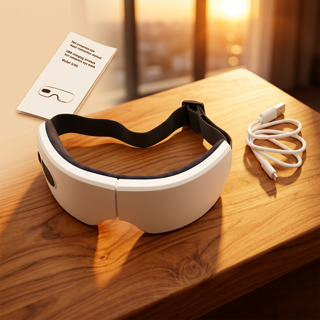 Unwind Heated Eye Massager with Bluetooth